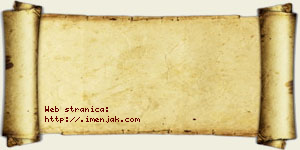 Milana Orlović vizit kartica